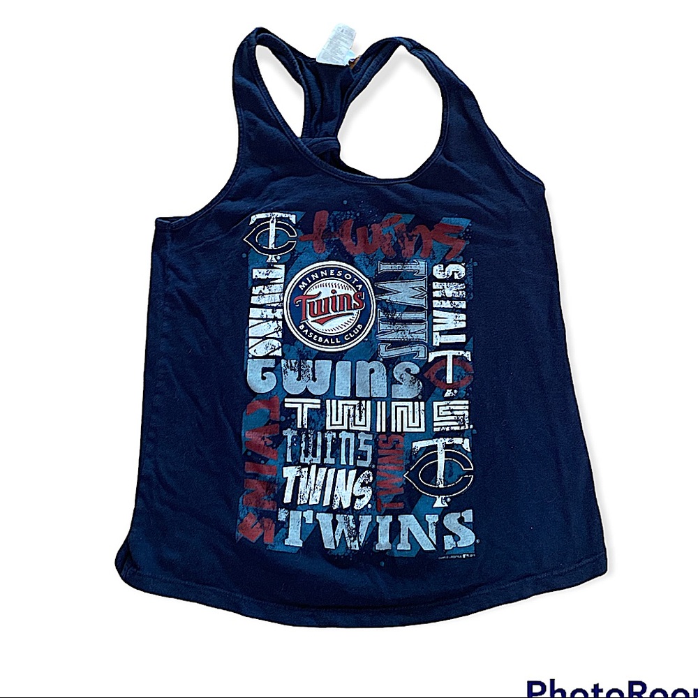 General Merchandise by Campus Lifestyle women Minnesota Twins navy blue tank top